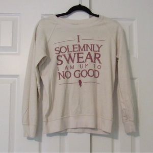 reversible Harry Potter marauders map sweatshirt